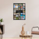 Moderne, Personalisierte 21-FotoCollage mit indivi Poster (Living Room 3)