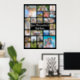 Moderne, Personalisierte 21-FotoCollage mit indivi Poster (Home Office)