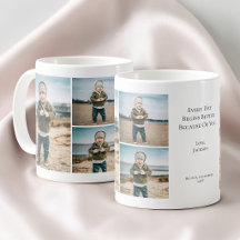 Moderne personalisierte 4-Foto-Collage-Mutter-Ande