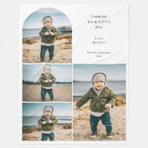Moderne personalisierte 4-Foto-Collage Muttersouve