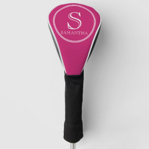 Moderne Personalisierte Anfangs- und Namensgebung Golf Headcover
