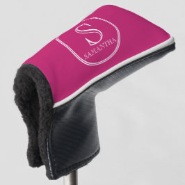 Moderne Personalisierte Anfangs- und Namensgebung Golf Headcover