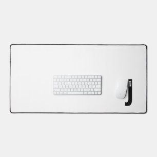 Moderne personalisierte fette Monogramm und Name Schreibtischunterlage