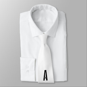 Moderne personalisierte fette Monogramm- und Namen Krawatte