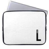 Moderne personalisierte fette Monogramm- und Namen