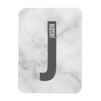 Moderne personalisierte fette Monogramm- und Namen