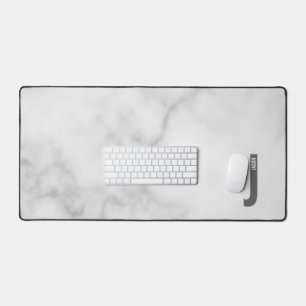 Moderne personalisierte fette Monogramm- und Namen Schreibtischunterlage