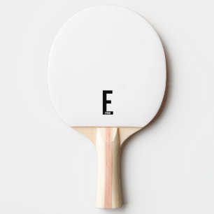 Moderne, personalisierte, fette Monogramme und Nam Tischtennis Schläger
