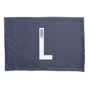 Moderne personalisierte fettgedruckte Monogramme u Kissenbezug