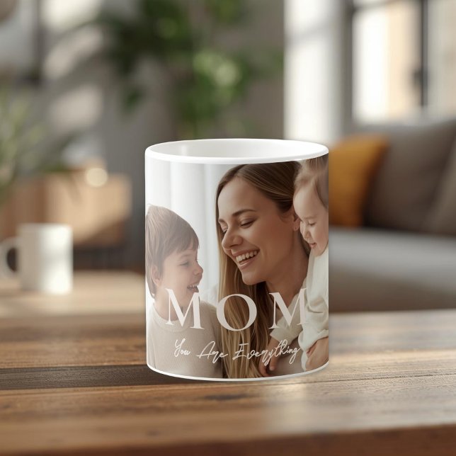 Moderne Personalisierte Foto-MUTTER-Kaffeetasse Kaffeetasse (Von Creator hochgeladen)