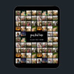 Moderne Personalisierte FotoCollage Magnet<br><div class="desc">Erstellen Sie Ihr eigenes,  modernes Personalisiertes Collage Magnet</div>