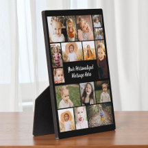 Moderne personalisierte Fotocollage mit 16 Fotos
