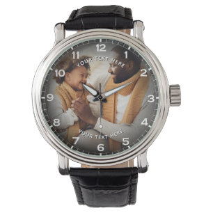 Moderne Personalisierte Fotos & Benutzerdefinierte Armbanduhr