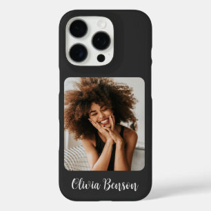 Moderne personalisierte Fotos und Namen - Erstelle iPhone 16 Pro Hülle