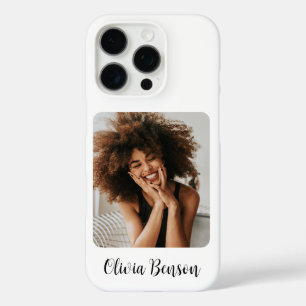 Moderne personalisierte Fotos und Namen - Erstelle iPhone 16 Pro Hülle