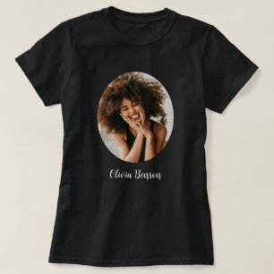Moderne personalisierte Fotos und Namen Erstellen  T-Shirt