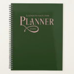 Moderne Personalisierte Grün und Rosa Planer<br><div class="desc">Bleiben Sie stilvoll organisiert mit diesem modernen personalisierten grünen und rosa Planer. Der Planer ist für diejenigen konzipiert, die klare Linien, einfache Layouts und zeitlose Eleganz lieben. Das bold monochrome Design macht diesen Planer sowohl anspruchsvoll als auch vielseitig - perfekt für die Arbeit, die Schule oder den Alltag.</div>