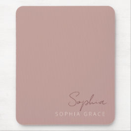 Moderne Personalisierte handgeschriebene Script-Du Mousepad