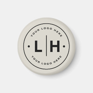 Moderne personalisierte Logo-Geschäft Magnet