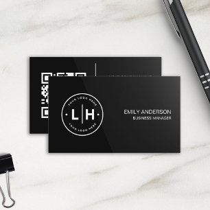 Moderne personalisierte Logo-QR-Geschäftskarte Visitenkarte