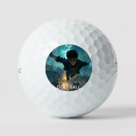 Moderne personalisierte Monogramm-Grafik-Golfbälle Golfball