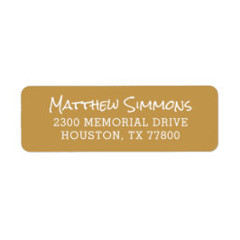 Moderne Personalisierte Rücksendeadresse