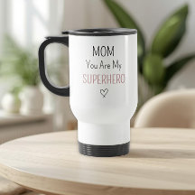 Moderne Personalisierte Superheldin-Mama-Fotocolla