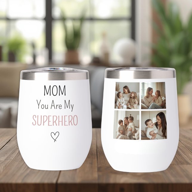 Moderne personalisierte Superheldin-Mutter-Foto-Co (Von Creator hochgeladen)