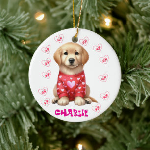Moderne personalisierte Tierfotos - whimischt für  Keramik Ornament