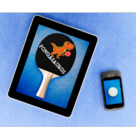 Moderne Personalisierte Tischtennis Funny Dinosaur Schläger