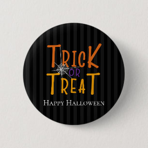 Moderne Personalisierte Trick- oder Treatongram Button