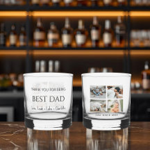 Moderne personalisierte Whiskey-Glas für den beste