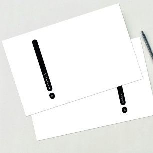 Moderne persönliche Schreibwaren Seitenrand Briefpapier