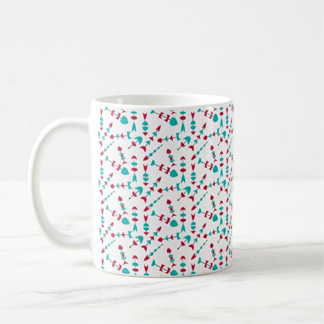 Moderne Pfeile aus dem Mittelalter Kaffeetasse (Links)