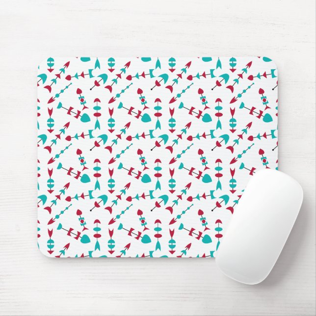Moderne Pfeile aus dem Mittelalter Mousepad (Mit Mouse)