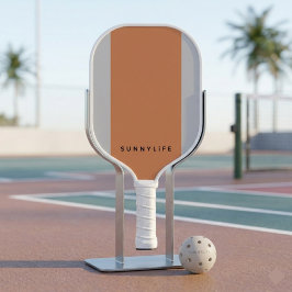 Moderne Pfirsich-Streifen-Pickleball-Schläger Pickleball Schläger