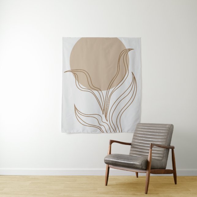 Moderne Pflanze Wandteppich (Beispiel)