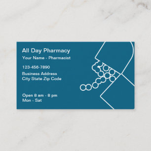 Moderne Pharmazeutische Theme Business Cards Visitenkarte