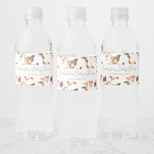 Moderne Pink Boho Butterfly Girl Babydusche