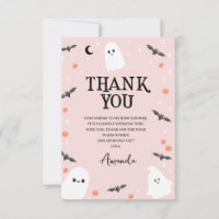 Moderne Pink Halloween Little Boo Baby Dusche