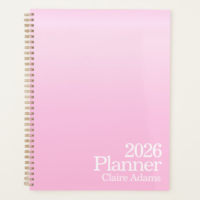 Moderne Pink Ombre Planer (Vorderseite)