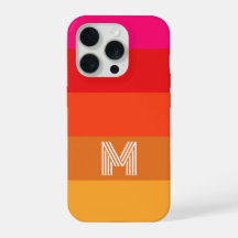 Moderne Pink-Orange-Sonnenuntergangsstreifen, indi
