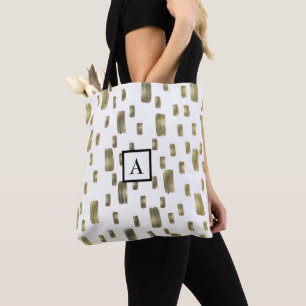 Moderne Pinsel Gold Kupfer Bronze Glanz Tasche