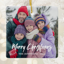 Moderne Pinsel-Schriftart Frohe Weihnachten Fotos