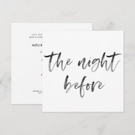 Moderne Pinselkalligrafie Script Hochzeitessen Einladung