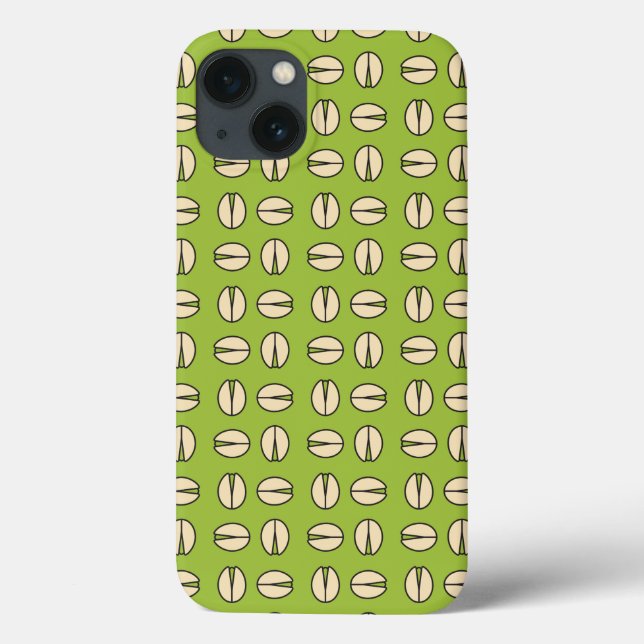 Moderne Pistachio Nut Green Case-Mate iPhone Hülle (Rückseite)