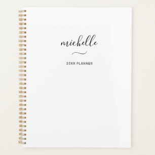 Moderne planning hebdomadaire mensuel écriture mon