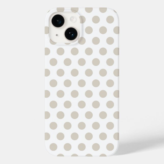 Moderne Polka Dots Case-Mate iPhone Hülle (Rückseite)