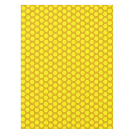 Moderne Polka Dots | Elegant Mustard Yellow Tischdecke