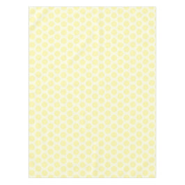 Moderne Polka Dots | Elegantes Elfenbein und Creme Tischdecke